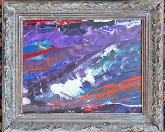 Small abstract oil.