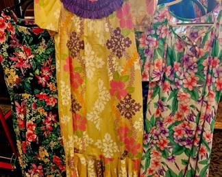 Vintage Hawiian Mumus and dresses! 