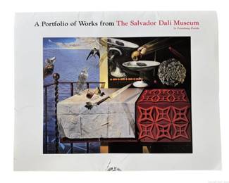 Vintage Salvador Dali Museum Portfolio