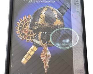 Framed Exhibition Poster German