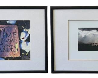 2 Framed Prints Unsigned