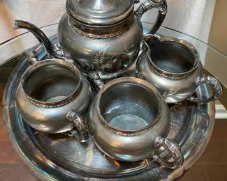 Rogers Silver Plate Tea Set $ 78.00