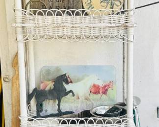 WICKER SHELF