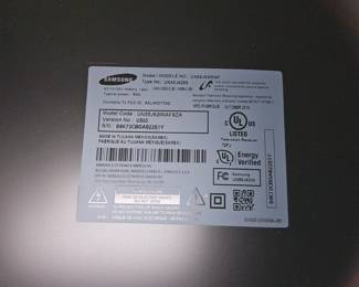 Samsung model
UN55J6200AX