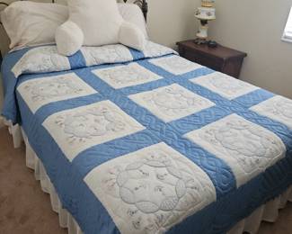 One of the bedroom beds totally immaculate house