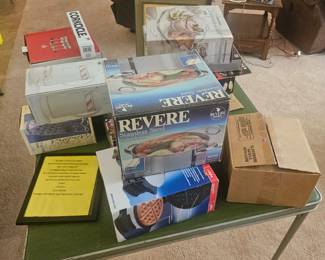 Allot of items still in their boxes