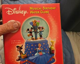 Still in the box Disney globe