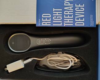 Red light therapy machine. (Very cool).
