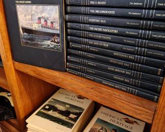 Huge selection of vintage books and modern sci-fi and military books.