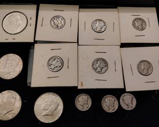 Mix silver coins