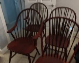 set of 4 dining chairs