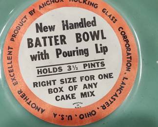 jadite batter bowl label
