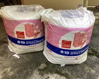 R-19 insulation rolls