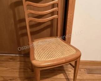 Cane seat chair