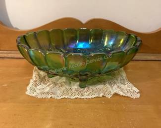 Carnival footed fruit bowl