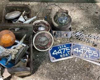 Vintage automobile & boat accessories