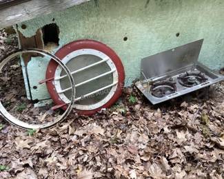 Maritime stove & porthole