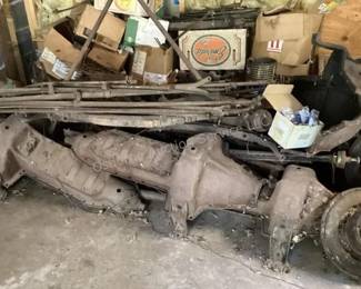 Ford Model T spare parts (engine blocks, heads, transmissions, suspension parts, headlights, clutch parts & more)