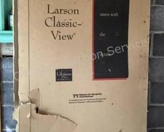 New Larson storm door