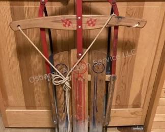 Vintage children's sled