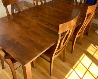 Table #1 with 6 chairs