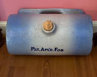 Antique stoneware bed warmer