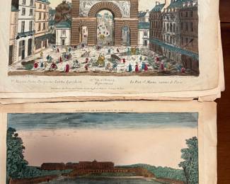 18th C French engravings
