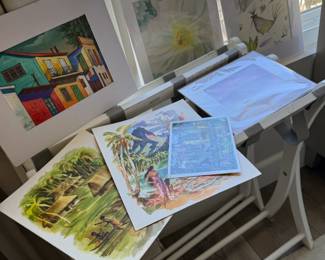 LOTS OF EHTNIC ART-ALL ORIGINAL