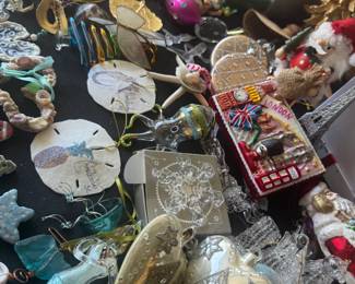 lots of seascape ornaments
