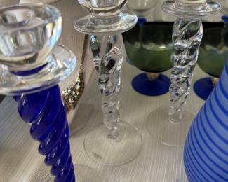 Great crystal brands here..Stuart. Czech Glass. Waterford. Etc