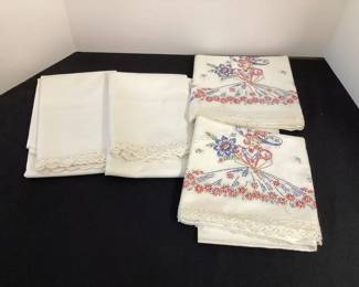 Vintage pillow cases