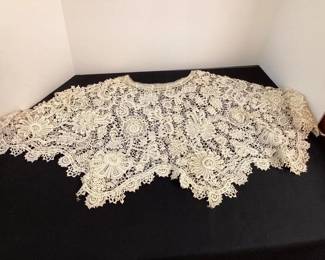 Vintage lace shawl