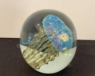 Jellyfish paperweight