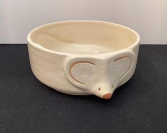 California pottery mouse bowl
