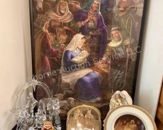 Selection of nativity decor