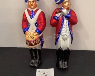 Christopher Radko Fife & Drum ornaments