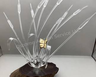 Glass cattails