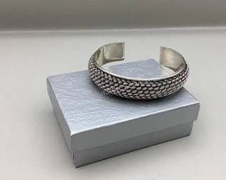 Sterling braided bracelet