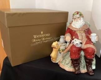 Waterford Santa cookie jar