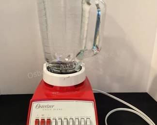 Vintage Osterizer red blender