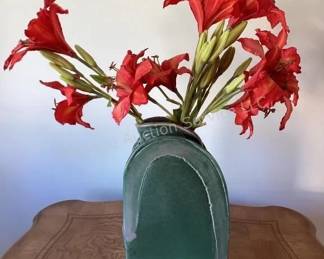 Large collection of artisan pottery