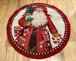 Wool santa rug