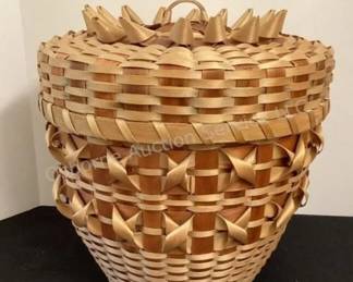 Several hand made artisan baskets in catalog