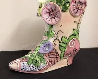 Sue Bolt ceramic shoe
