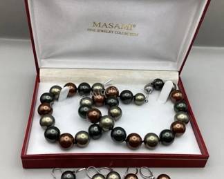 Pear Necklace & Earring set