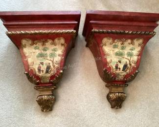Large oriental shelves