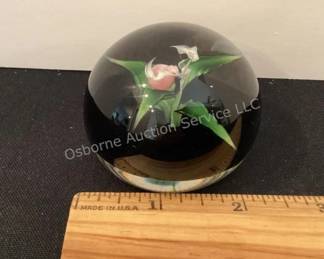 Lady slipper paperweight (more in catalog)