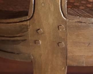 Late 19th C  French Louis XV Style Cane Bottom Arm Chair