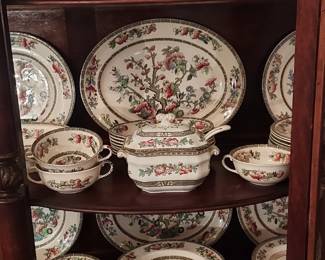 Matching Set of Indian Tree China most by Johnson Brothers , and some other makers. 