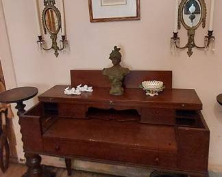 Antique Mahogany  Spinnet Desk